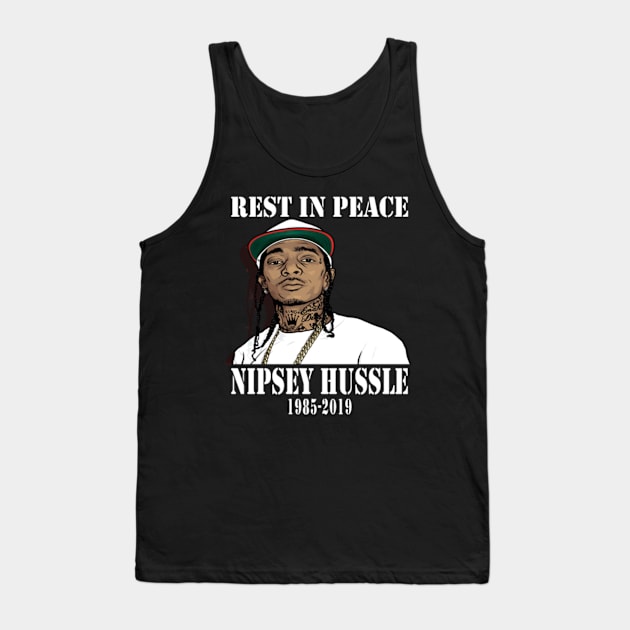 Nipsey Hussle Tank Top by Heulwen Team